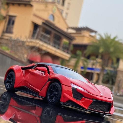 1:32 W Motors Lykan FENYR SUPERSPORT Sports Alloy Car Model Diecasts & Toy Vehicles Model Toy Car Metal Collection Kids Toy Gift