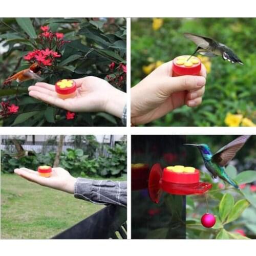 1pcs Handheld Hummingbird Feeders With Suction Cup Multifunctional Mini Feeder