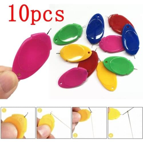 10Pcs/set Easy Needle Threader Neddlework Accessory Sewing accessories needle threader Stitch Inserter Tool For Elderly
