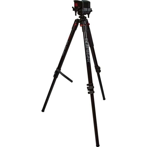 Bog DeathGrip Aluminum Tripod with Durable, Lightweight, Stable Design, Bubble Level and Hands-Free Operation for Huntingt