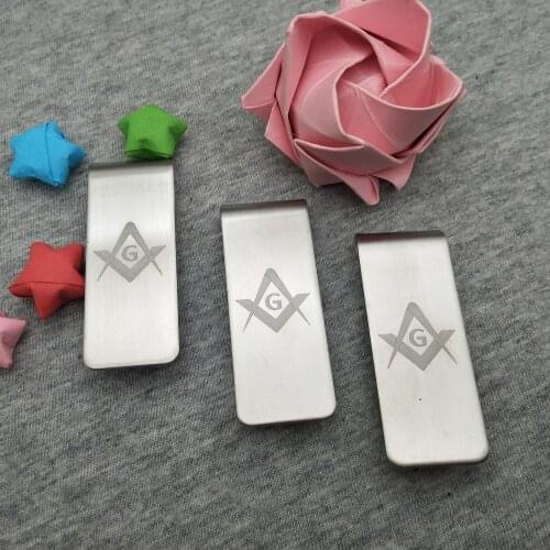 FREE LOGO Personalzied Anniversary souvenirs nice Office money clip for customers custom free with your company logo and address