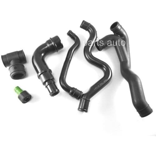 6 Engine Crankcase Breather Hose Kit forMK4 02-05 1.8T AWW AWP 06A 103 213 F,06A 103 213 AF,06A 103 221 AH,058 103 247