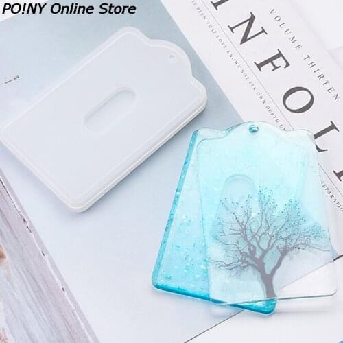 Card Set Pendant Silicone Mold Jewelry Making Resin Craft Handmade DIY Tool New