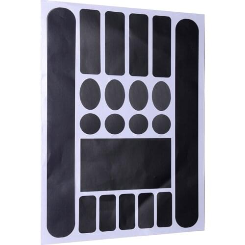 Bicycle Care Decals MTB Road Bike Stickers Chain Protector Frame Protective Film Matte Black/Carbon Black/Clear Sticker