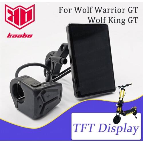 New Style Kaabo Wolf Warrior Wolf King GT Pro TFT Display Electric Scooter 100% Original Spare PartsUpgrade Instrument Sine Wave