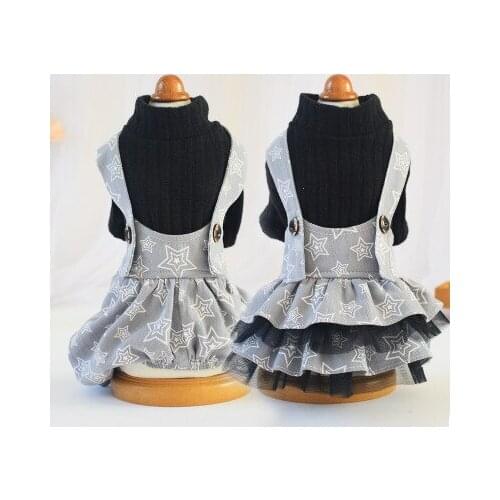 Pet Clothes Couple Sstrap Dress Bichon Teddy Princess Net Yarn Dress Spring and Summer Dog Clothes Dog Dresses