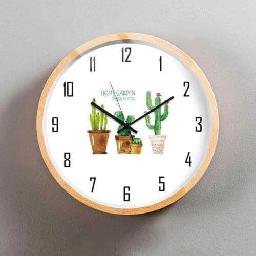 Simple Creative Wall Clock Nordic Art Silent Digital Living Room Quartz Wall Clock Round Zegar Scienny Home Decoration DB60WC