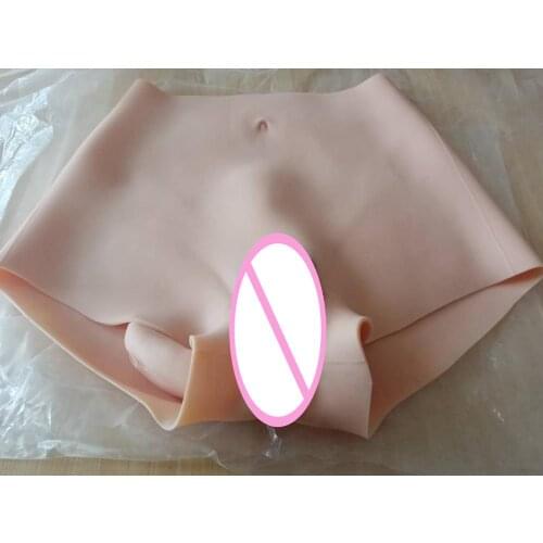 95CM Enhancer Hip Silicone Realistic Vagina Panties Shemale Crossdresser Pussy Pant Transgender Artificial Sex Fake Underwear 4G