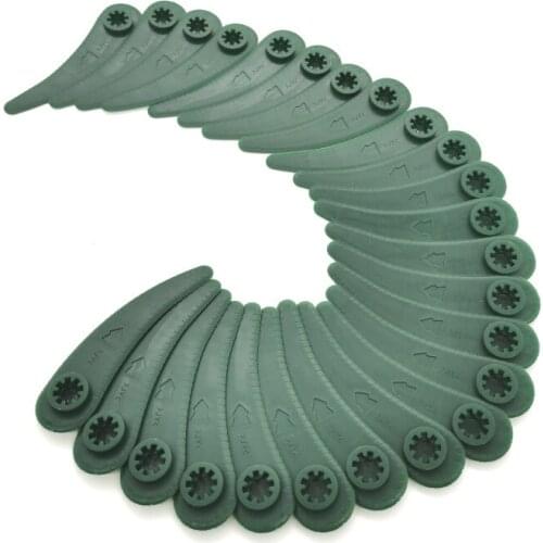 25PCS ABS Plastic Trimmer Replacement Blades for Bosch ART 26-18Li, ART 23-18 Li for Cordless Grass Strimmer Dura Mower