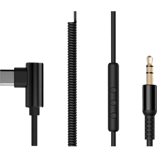 Audio Headphone Cable Replacements Headphone Line Universal Type-C Plug Compatible with Most Smartphones Short Delay