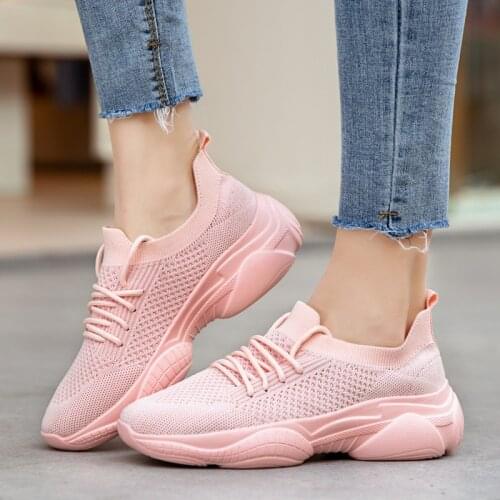 New Mesh Women Sneakers Breathable Flat walking Shoes Women Lightweight Sports Shoes Non-slip Running Footwear Zapatillas Mujer