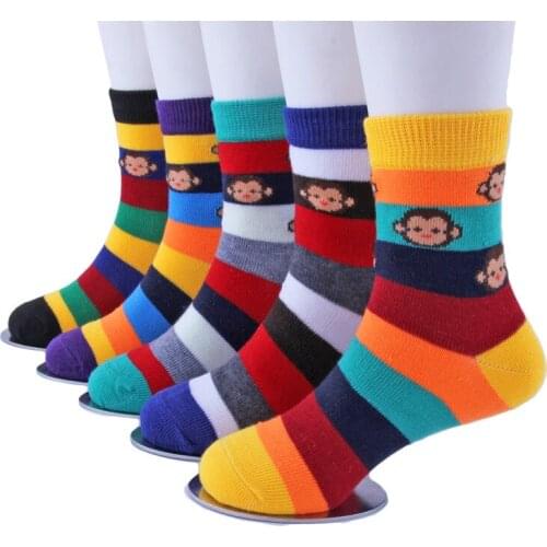 Winter Childrens Socks Baby Socks Autumn Boys Cartoon Socks Shoes Gift Socks1-12 Years