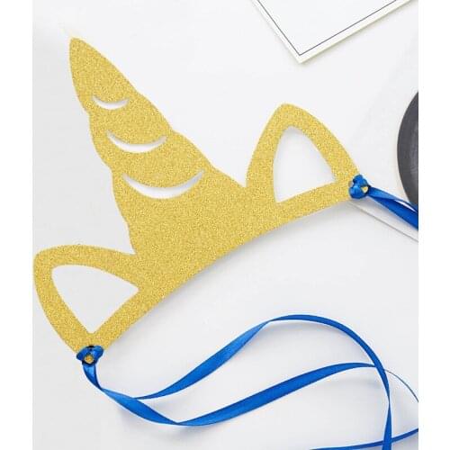 10Pcs Crown Unicorn Birthday Hat Festival Party Birthday Party Supplies Unicorn Party Decoration Hot Sale PT34