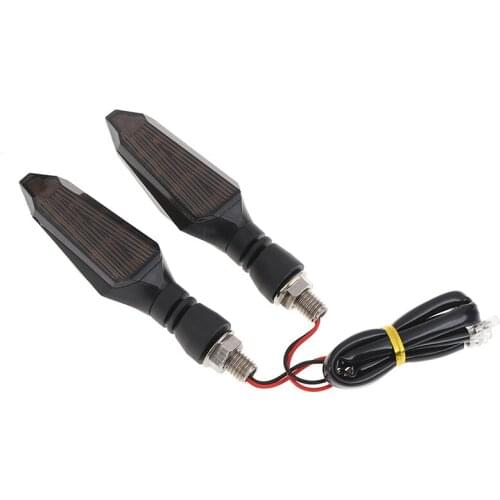 12V 15LED Turn Signal Dagger Shaped Motorcycle Tail Stop Signal Indicators Light