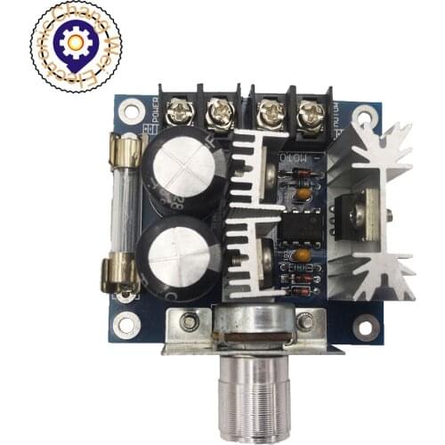 12V24V30V40V PWM DC motor speed controller with Knob Kit 12V-40V speed switch speed controller controller 10A bracket
