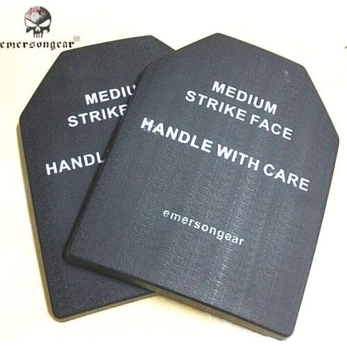 2PCS Emersongear SAPI Dummy Ballistic Plate For AVS JPC vest EM2774 Black Hunting Pouches Dummy Ballistic Plate