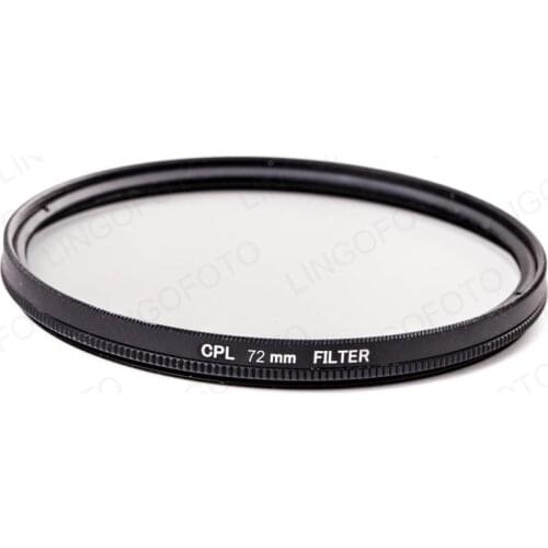 40.5mm 43mm 72mm 77mm 95mm CPL Polarizer Filter for all Camera Lens