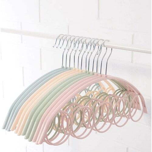 5 Ring Wardrobe Hook Holder Multi-use Scarf Wraps Shawl Storage Hanger Ring Ties Belt Rack Clothes Hanger Organizer Holder