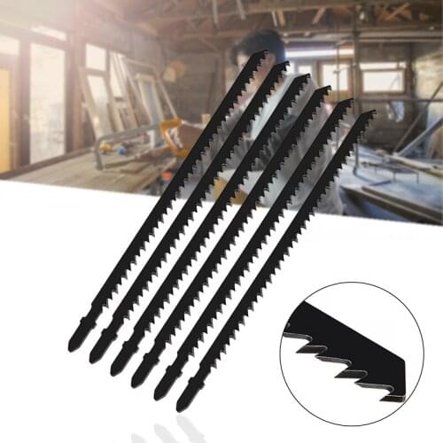 6pcs T744D 180mm Ultra-long Jigsaw Saw Blades 150mm Sawtooth Steel Hand Tool Fast Cutting Hacksaw Woodworking Tool