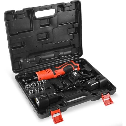 Cordless Electric Ratchet Wrench Set, 3/8 inch 12 Volt Electric Ratchet Tool Kit with 2 Pack of 2000mAh Li-ion Battery & Charger