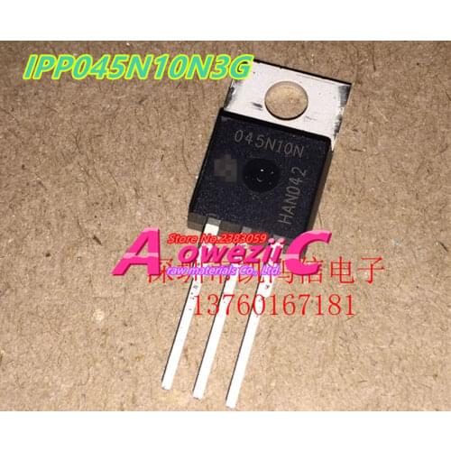 Aoweziic 100% new imported original IPP045N10N3G 045N10N TO-220 field effect MOSFE 100V 100A