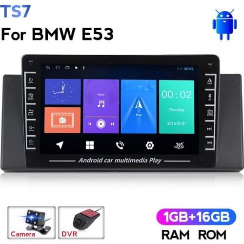 IPS Android Car Radio Multimedia Video Player Navigation GPS No 2 Din DVD for BMW E38 E39 5 7 X5 E53 Stereo Audio WIFI USB Head