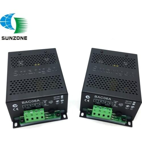 BAC06A 12V 6A Auto Intelligent Battery Charger Module Smartgen Powerful Generator Battery Chargers Circuit Design Adapter 24V 3A