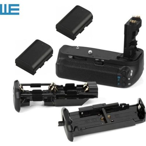 BG-E9 Battery Grip + 2pcs LP-E6 Batteries for Canon EOS 60D and 60Da Cameras
