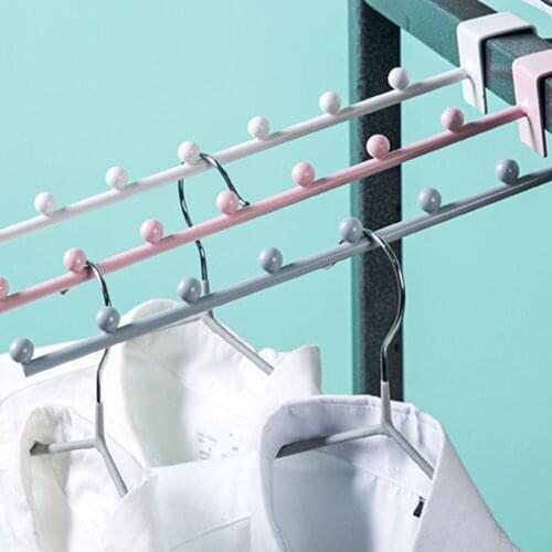 Can Bear 10KG Wrought Iron Bed Side Coat Hook Bedroom Dormitory Free Nail-free Buckle Rack Bed Bag Clothing Rack