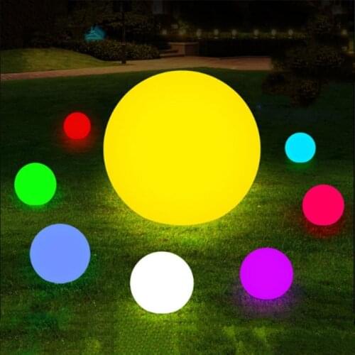 7 Color RGB LED Floating Magic Ball Led Illuminated Swimming Pool Ball Light IP68 Outdoor Furniture Bar Table Lamps With Remote