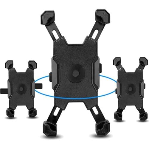 Motorcycle Bike Electric Scooter 360 Rotation Handlebar Phone Holder Bracket soporte movil motocicleta bike phone holder