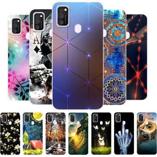 For Galaxy M21 Case Samsung Galaxy M21 Case Silicone TPU Soft Back Cover Phone Case For Samsung M21 2020 M215F Coque Bumper M 21