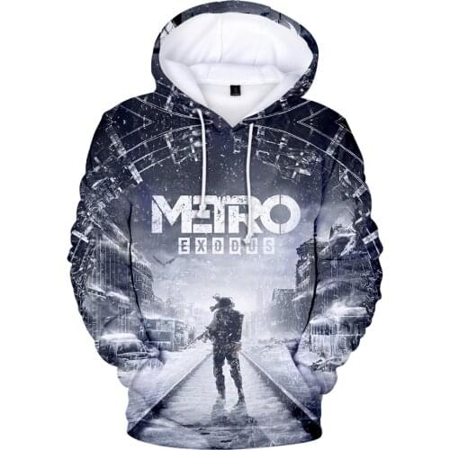 2020 Hot Metro Exodus 3D Hoodies Men/women Autumn Fashion Casual Game Hoodie 3D Print Metro Exodus Sweatshirts Clothes
