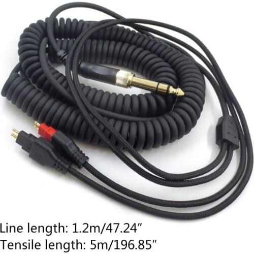 2021 1.5m Length Line Anti-aginge Compatible with Senn heiser Hd650 Hd600 Hd660 Headsets Cable Strengthful and Powerful Cable