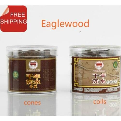 Quality eaglewood incense cones,coils.75 cones 20 min+6.5cm 48coils 2.5hrs.Rich purer scent,no blacl soot