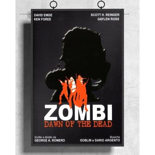 L252 DAWN OF THE DEAD Movie George Romero Zombi Classic Silk Fabric Poster Art Decor Indoor Painting Gift