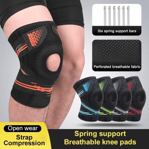 1PC Knee Pad Support Compression Knee Sleeve Leg Bandage Basketball Running Jogging Knee Brace Protection Arthritis Pain Relief