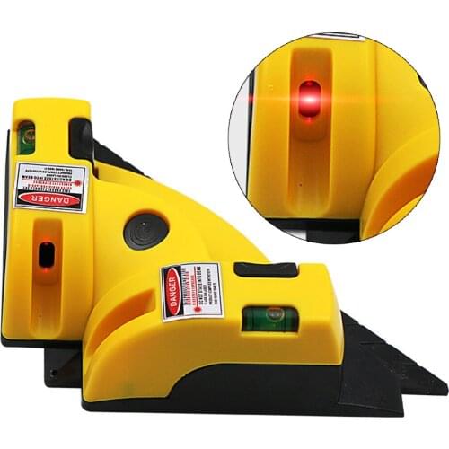 Wall Tile 90 Degree Tiling Artifact Tile Leveling Machine Laser Angle Meter Tiling Right Angle Grounding Instrument for Alignmen