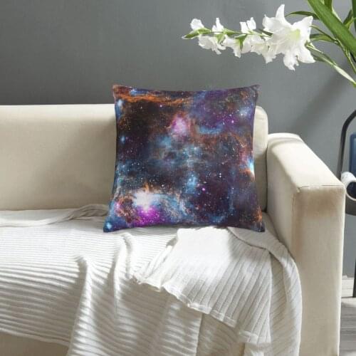 Space Galaxy Watercolor Night Sky With Stars And Nebulas pillowcase printed cushion cover sofa waist pillow pillow cover