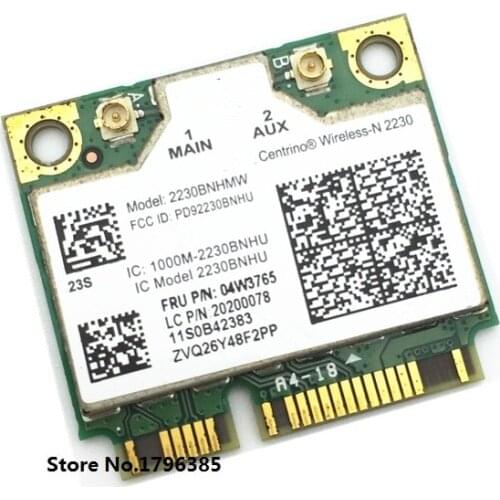 SSEA New Card for Intel Wireless-N 2230 2230BNHMW Wifi Bluetooth4.0 card FRU 04w3765 for IBM Lenovo Y400 Y500 E430 Y430P V580
