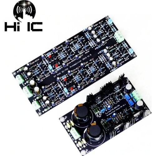 P7 Fully Separation HIFI Tube Preamplifier Vacuum Tube Phono Amplifier Base On Marantz 7 SC-7S2 Preamplifier