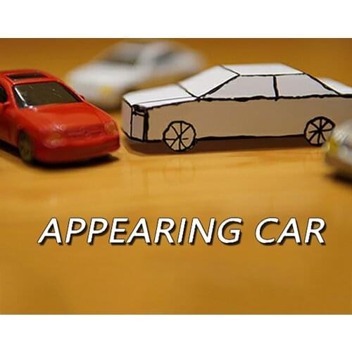 Appearing Car by Hyde Ren Magic Tricks Card to Paper Car Magician Close Up Street Illusions Gimmicks Mentalism Props Funny Kids