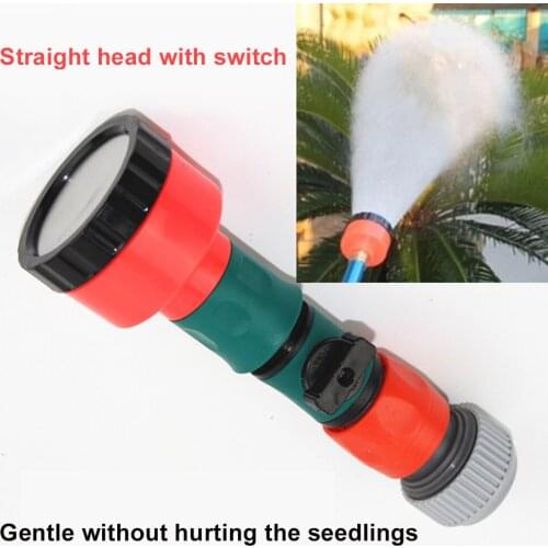 Greenhouse Seedlings Shower Lawn Watering Hose Hand Held Sprinkler Straight Nozzle Spray Head Garden With Switch Water Home