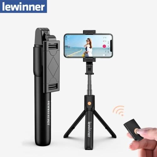 Lewinner K07 3 in 1 Wireless Bluetooth Selfie Stick Mini Tripod Extendable Monopod Universal For iPhone For Samsung/Huawei