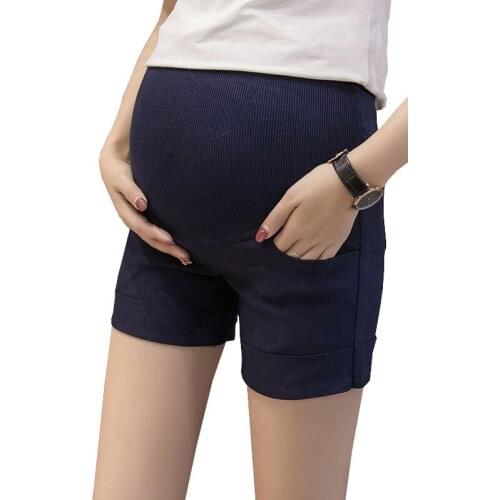Maternity Shorts Pregnancy Pants For Pregnant Women Clothing Elastic Waist Casual Shorts Gravidas Pants Mother Wear Clothes