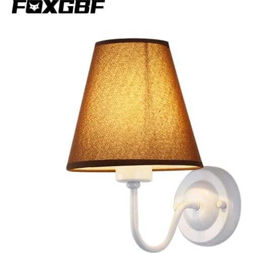 FOXGBF LED canvas indoor wall lamp bedroom Corridor Stairs LED light install on wall Decoration Lighting Lamp Holiday Creativity