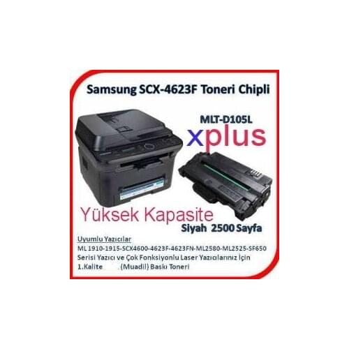 SAMSUNG MLT-D105L SCX-46004623F-1910-1915 (CHİPLİ) MUADİL TONER 119854070