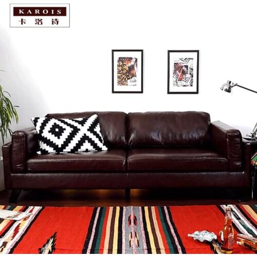 KAROIS QR001 Nordic modern minimalist small apartment office cafe hotel three-seat sofa