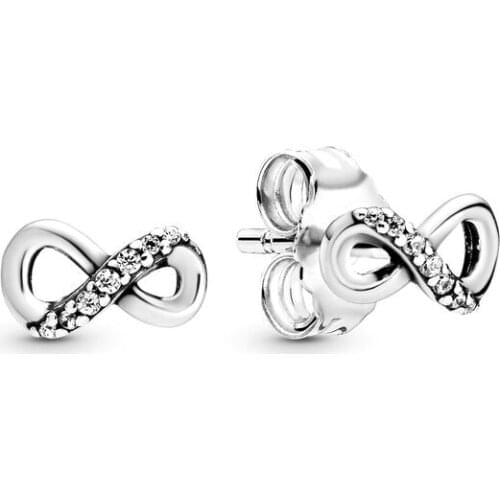 100% 925 Sterling Silver Mothers Day Limited Edition Collection Series Pan Earrings Fit DIY Women Original Fashion Jewelry
