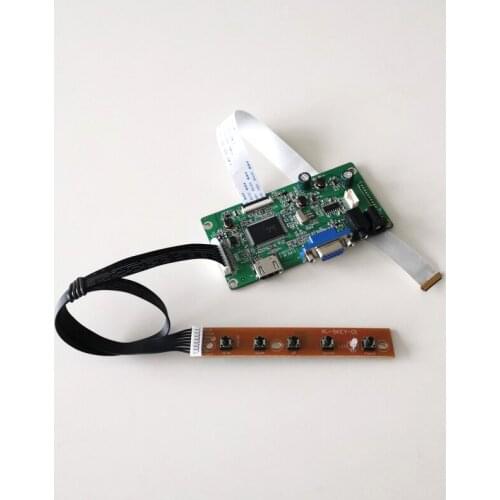 For LP156WH2-TPA1 LP156WH2-TPB1 15.6" EDP 30Pins WLED VGA monitor controller drive board 1366*768 laptop LCD screen DIY kit